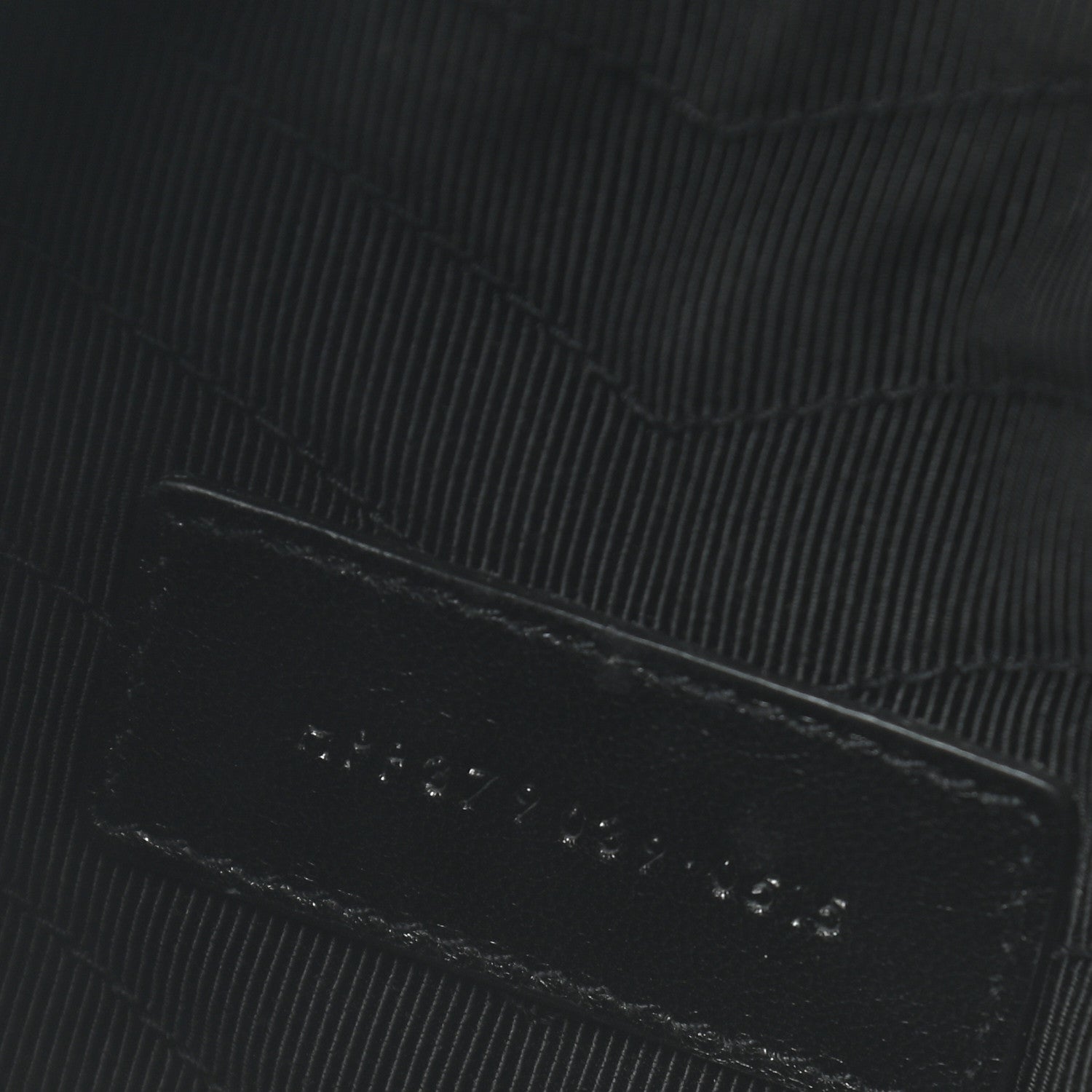 Saint Laurent Calfskin Matelasse Chevron Monogram Zip A5 Pouch Blue Majorelle 7 of 11