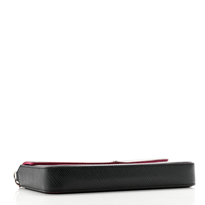 Louis Vuitton Epi Pochette Felicie Black Hot Pink 5 of 13