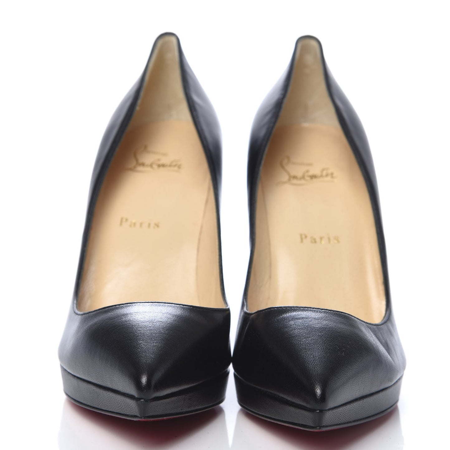 Shiny Nappa Pigalle Plato 100 Pumps 39 Black