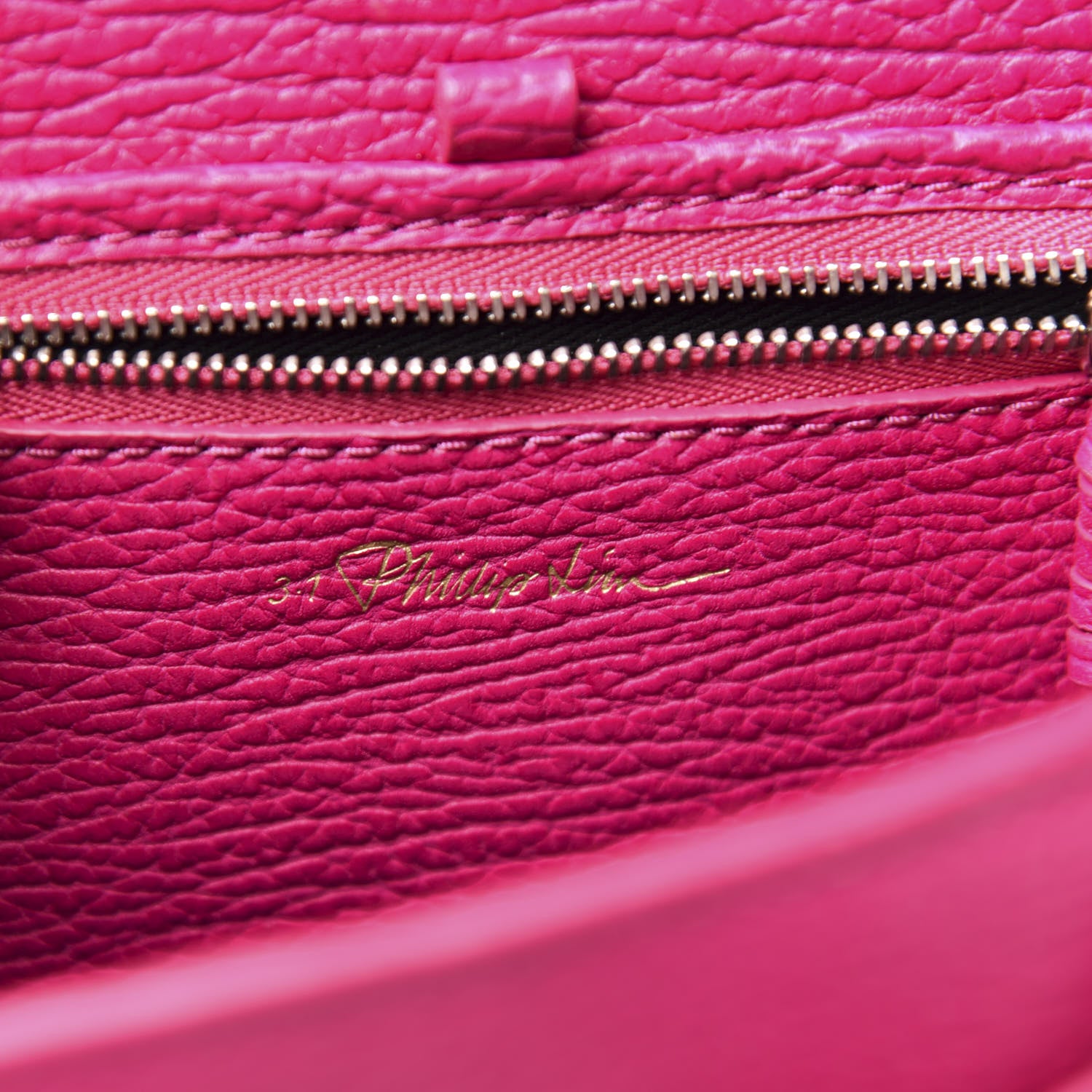 3.1 Phillip Lim Textured Calfskin Mini Pashli Satchel Magenta 6 of 11