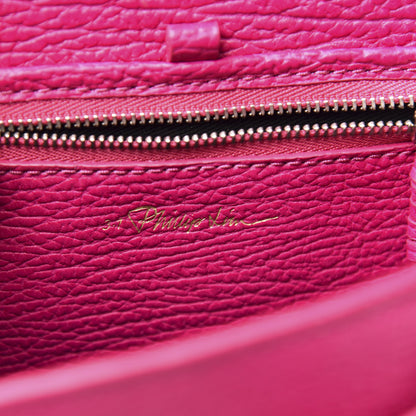 3.1 Phillip Lim Textured Calfskin Mini Pashli Satchel Magenta 6 of 11
