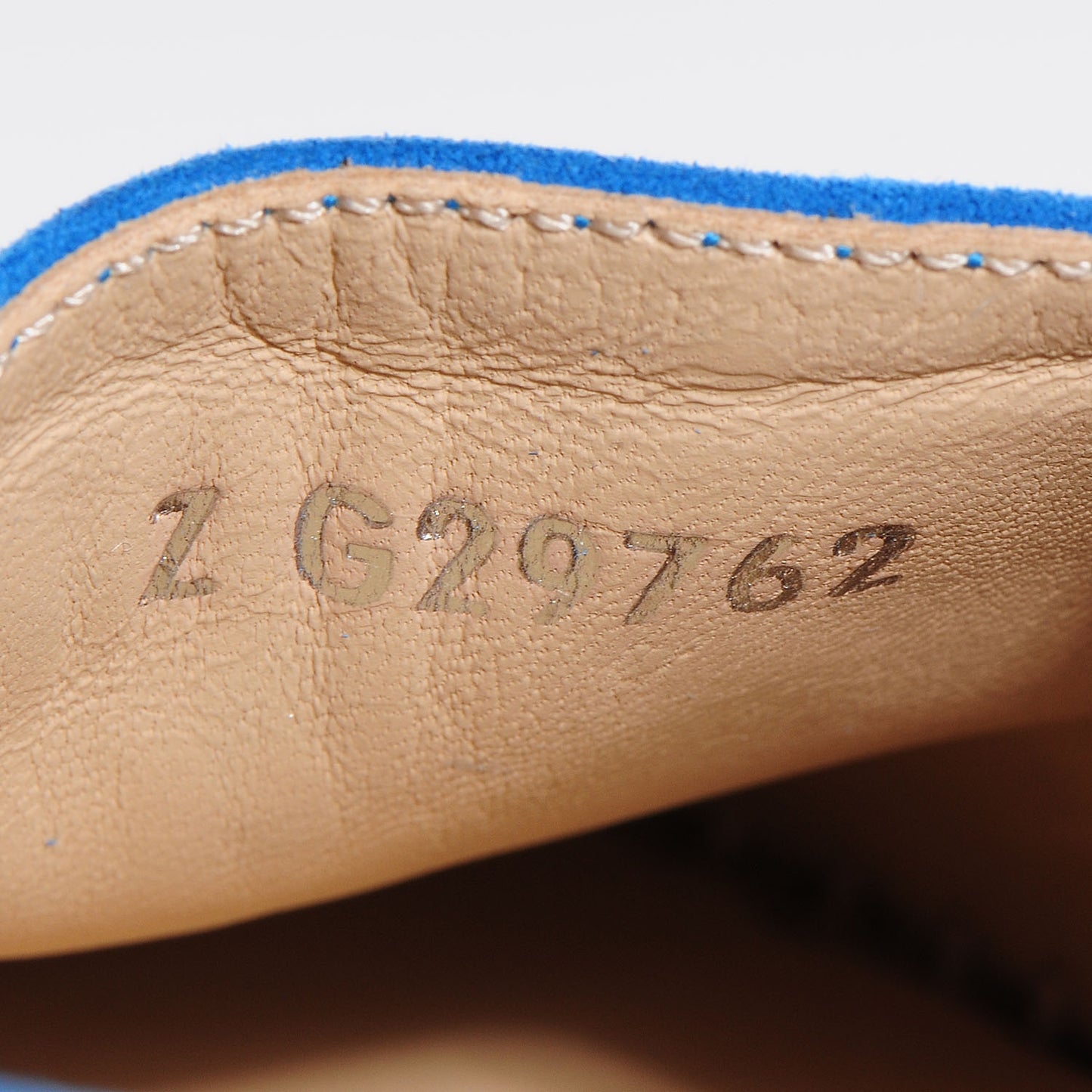 Suede Double Sole Espadrilles Blue 38