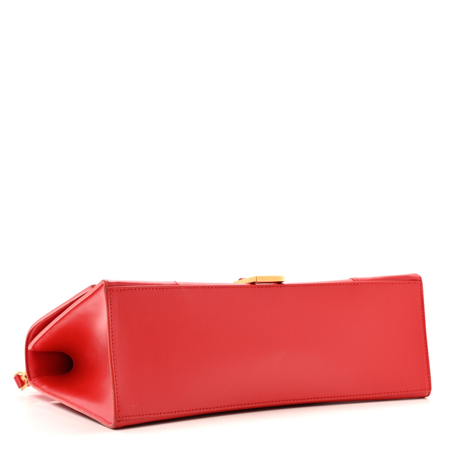 Balenciaga Shiny Box Calfskin Medium Hourglass Top Handle Bag Bright Red 4 of 14