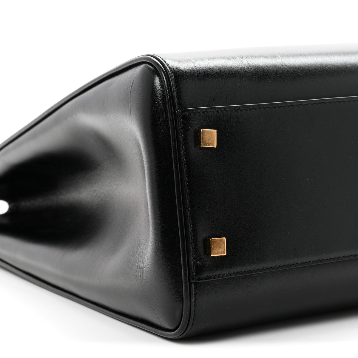 Saint Laurent Smooth Calfskin Manhattan North South Shopper Tote Black 8 of 10