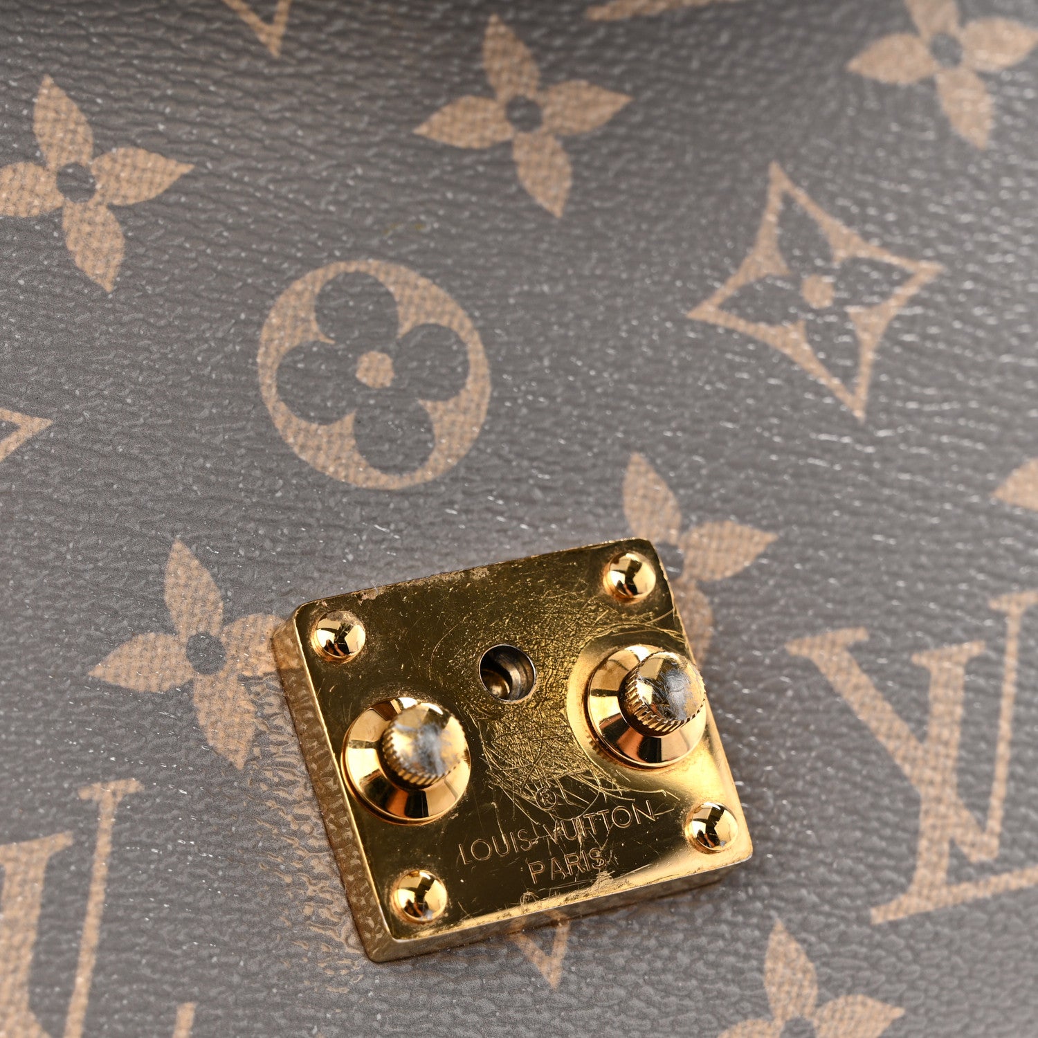 Louis Vuitton Monogram Pochette Metis East West Trianon Gray 14 of 15