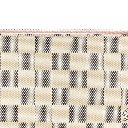 Louis Vuitton Damier Azur Neverfull MM GM Pochette Rose Ballerine 8 of 8