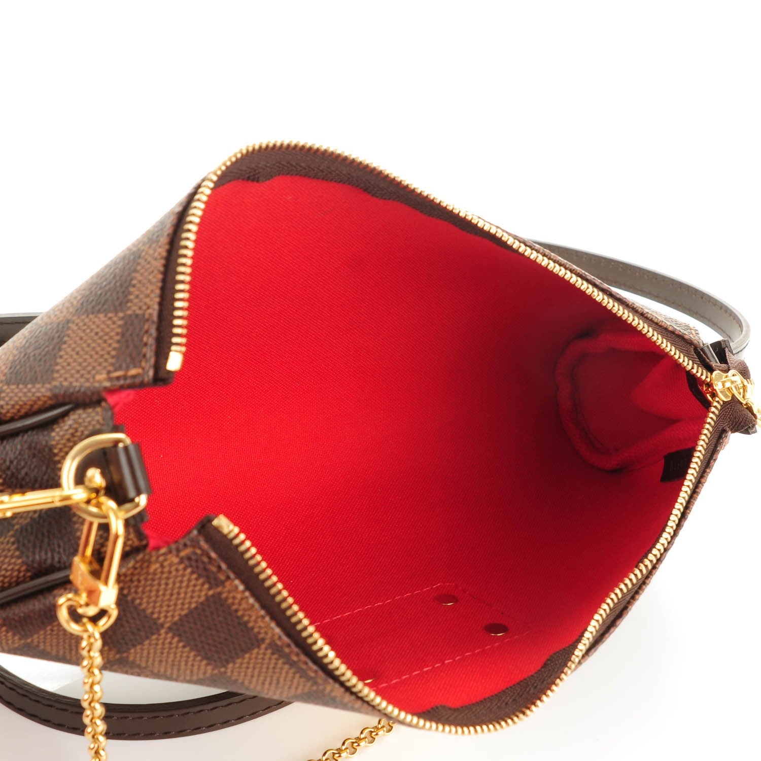 Louis Vuitton Damier Ebene Eva Clutch 5 of 6