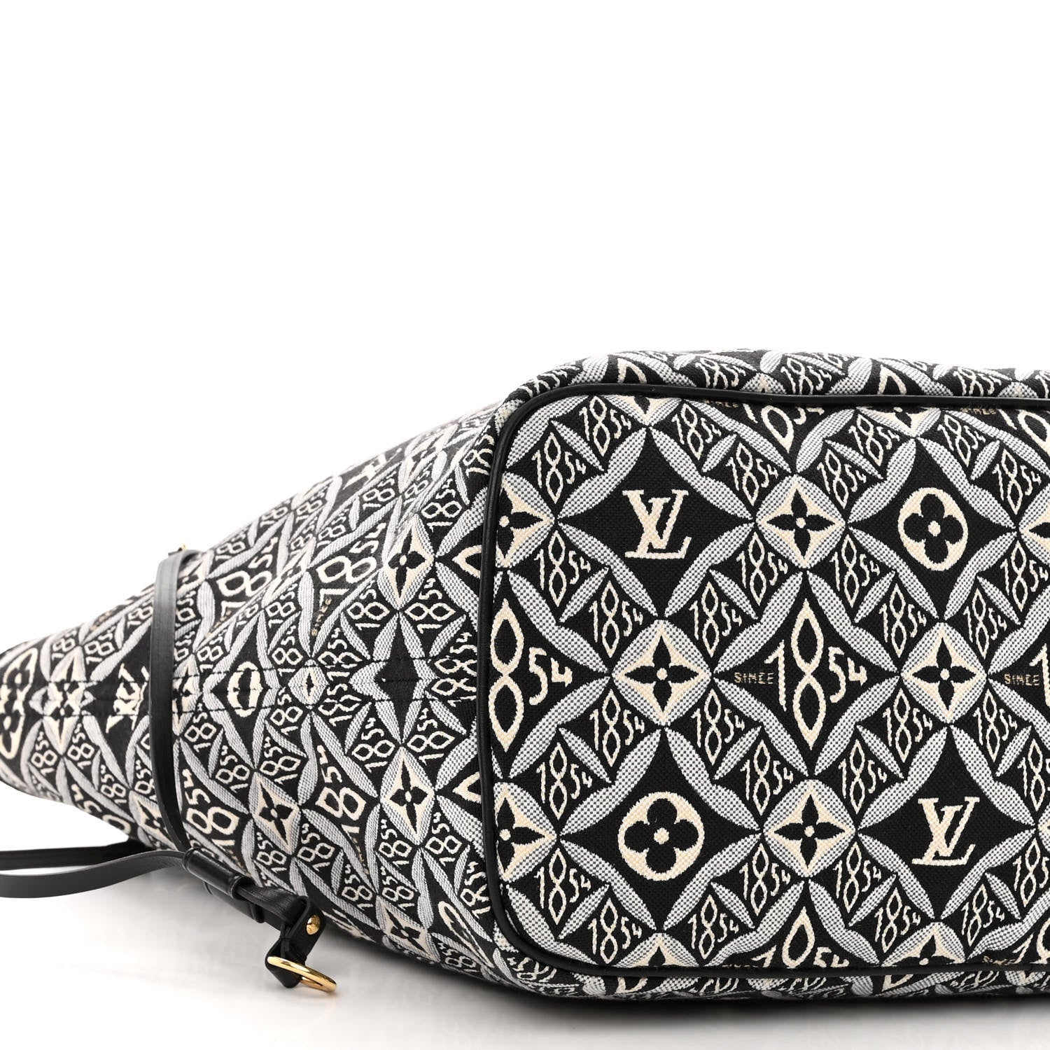 Louis Vuitton Jacquard Since 1854 Neverfull MM Grey 8 of 9