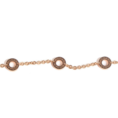 Bulgari 18K Rose Gold White Ceramic B.Zero1 Pendant Necklace 5 of 17