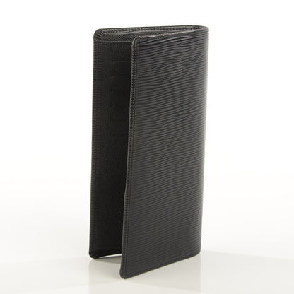 Louis Vuitton Epi Brazza Wallet Black 3 of 7