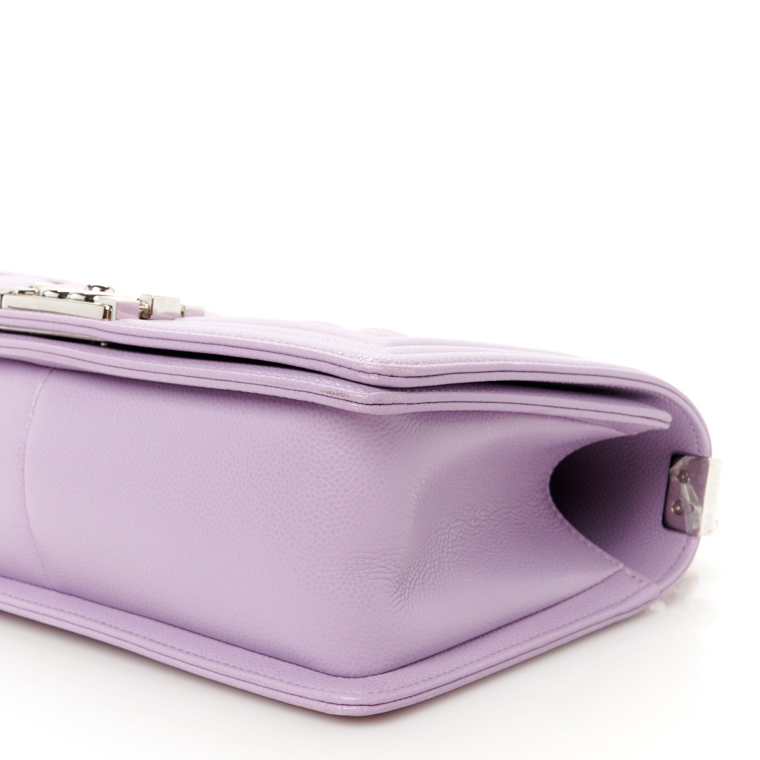 Chanel Caviar Quilted Medium Boy Flap Light Purple 10 of 10