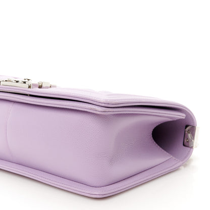 Chanel Caviar Quilted Medium Boy Flap Light Purple 10 of 10