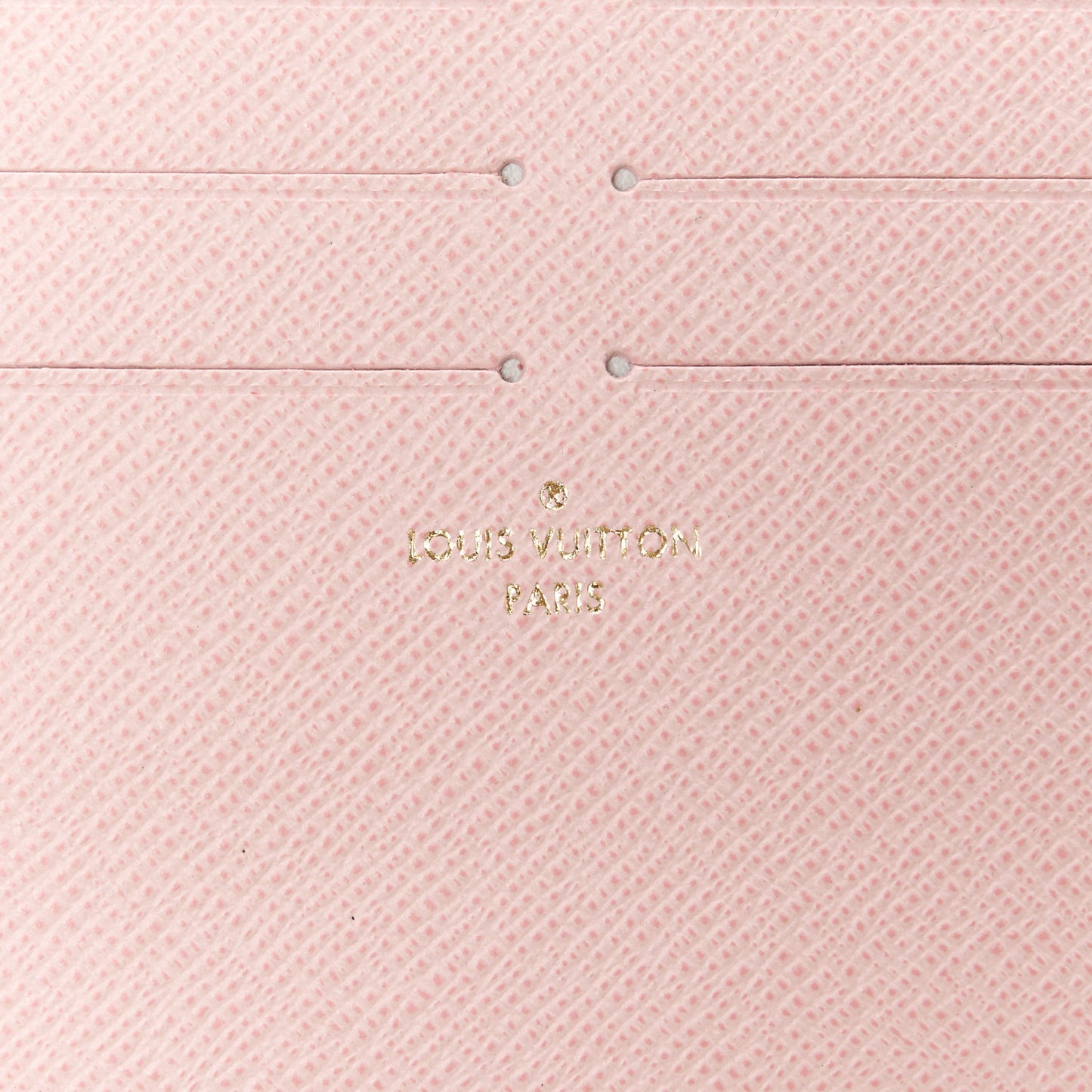 Damier Azur Pochette Felicie Chain Wallet Rose Ballerine