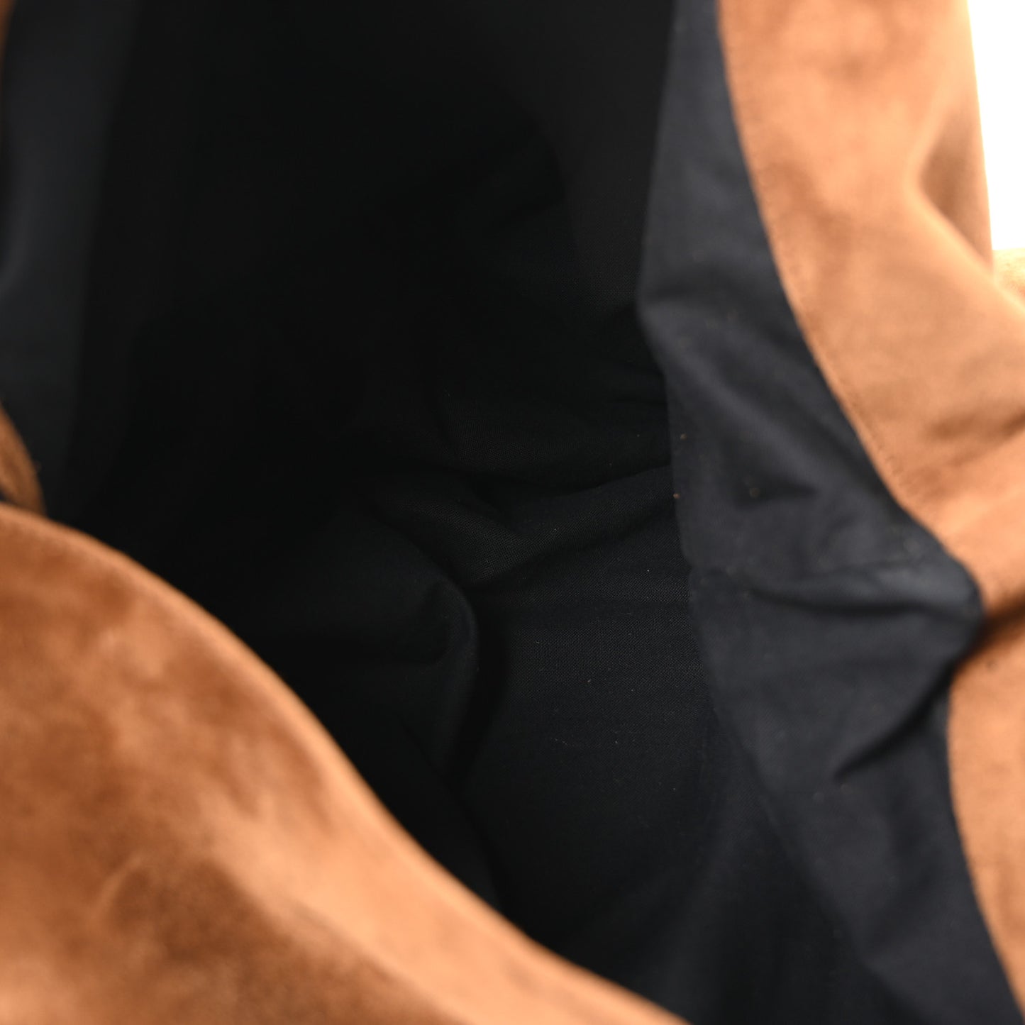 Suede Amalia Hobo Caramel Cognac