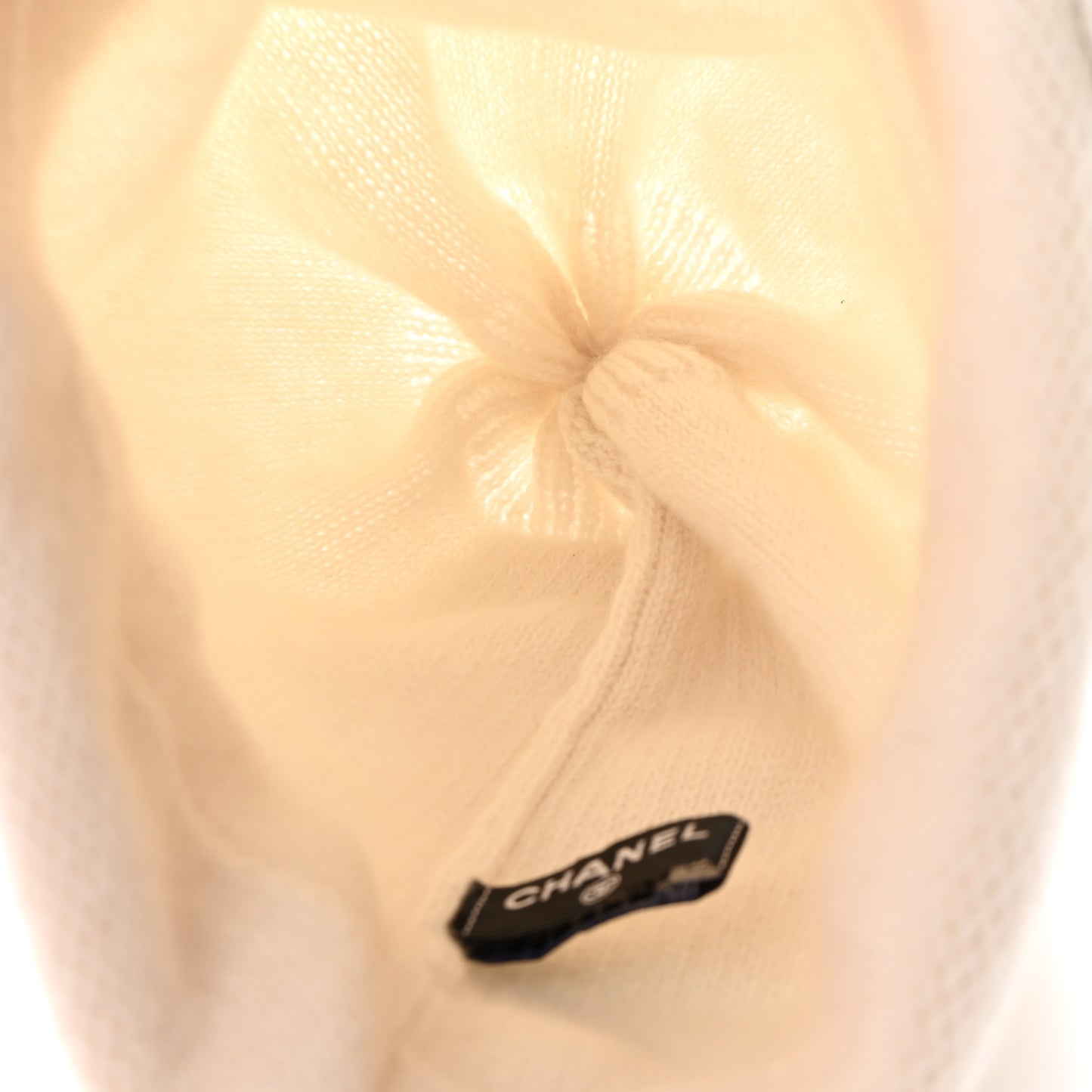 Cashmere CC Beanie Hat White