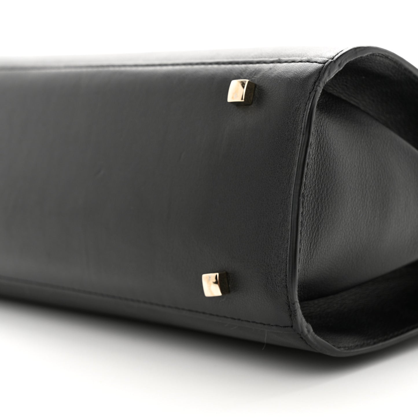 Smooth Calfskin GM Tempete Satchel Black