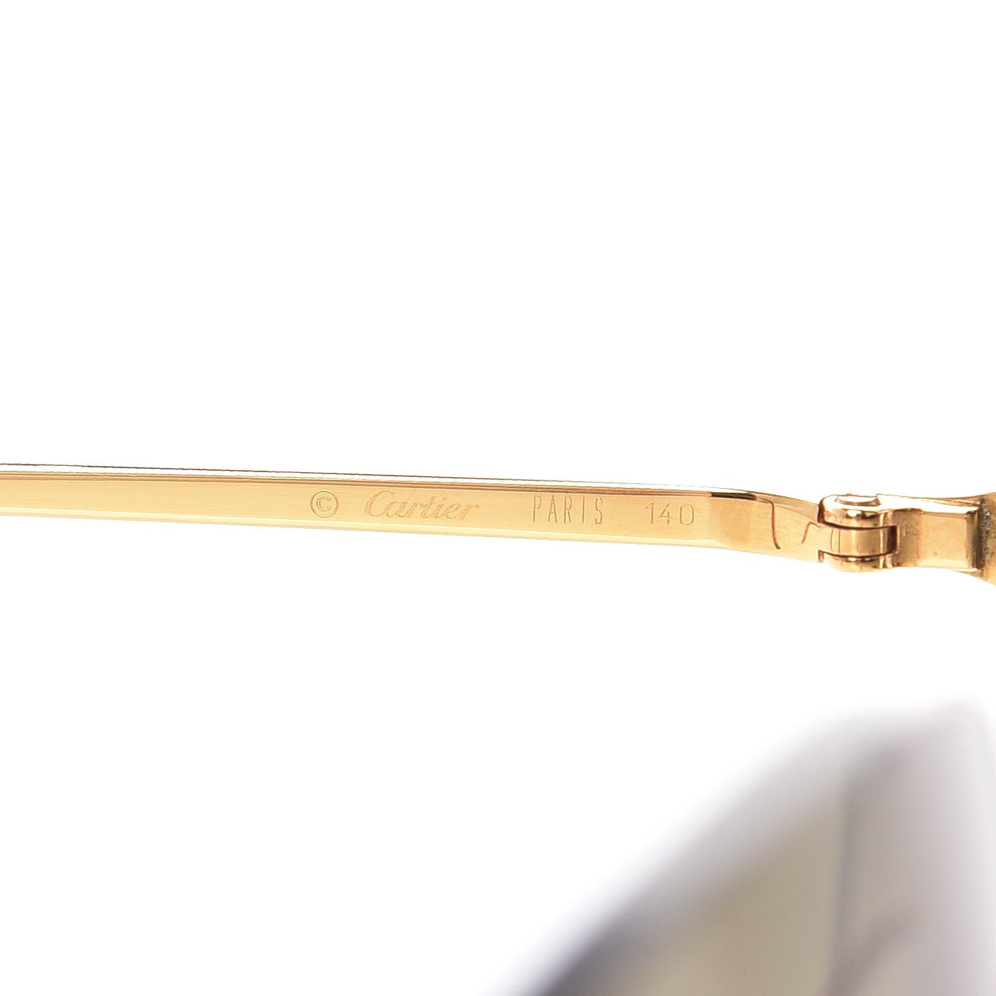 Metal C Decor 140 Round Sunglasses Gold Brown