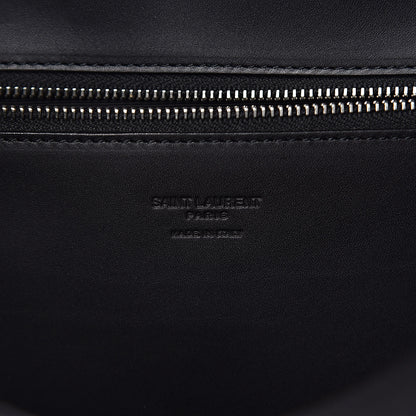 Saint Laurent Raffia Medium Panier Bag Black 6 of 9
