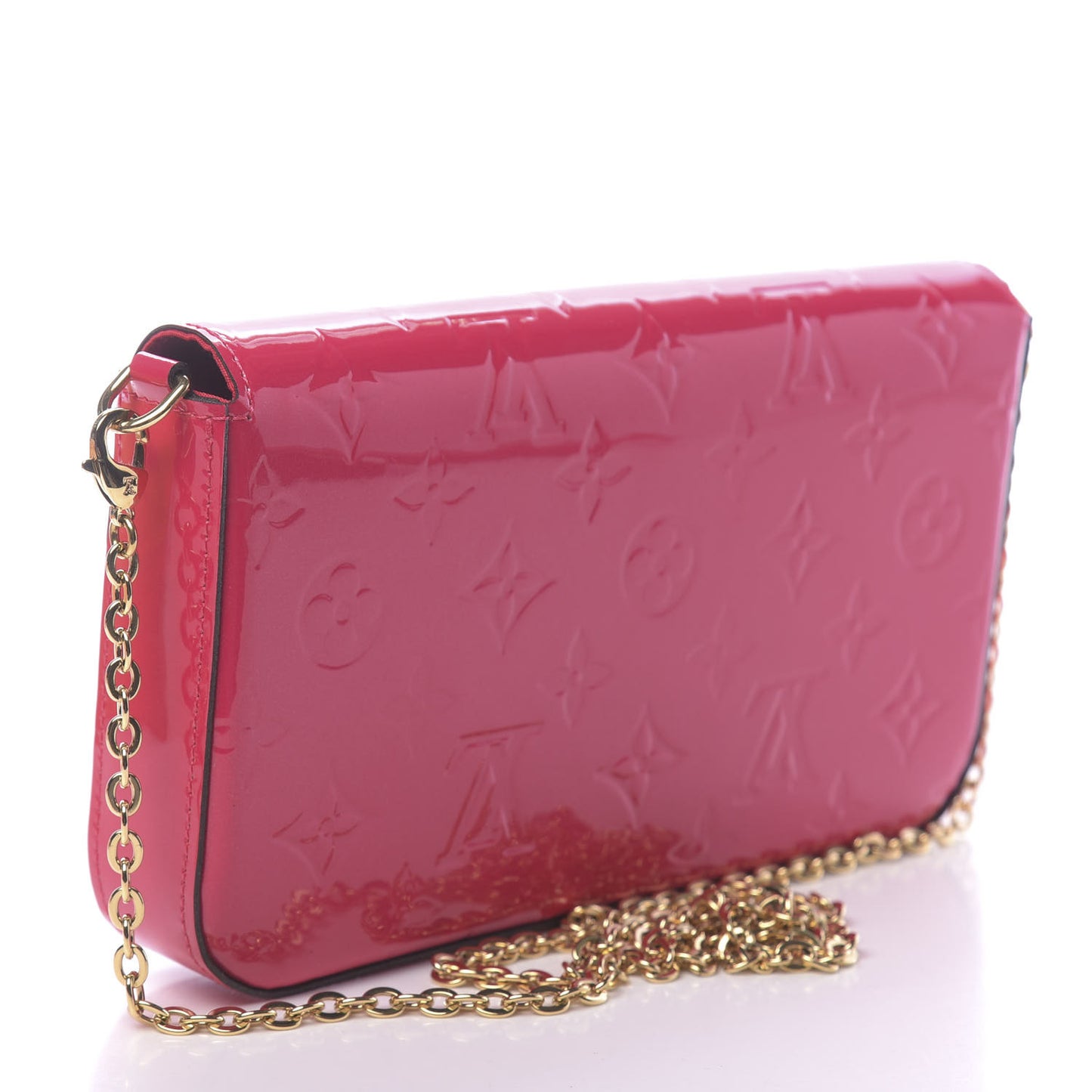 Vernis Felicie Pochette Chain Wallet Rose Indien