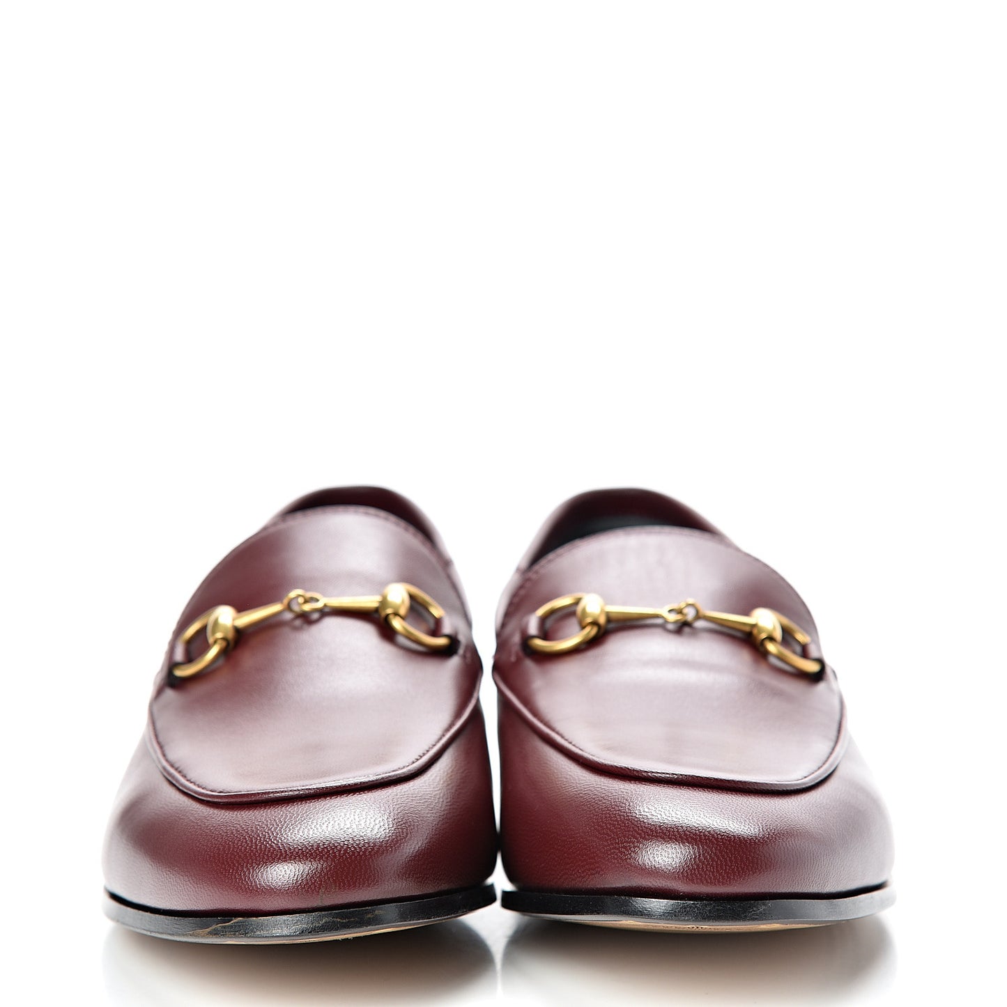 Lambskin Womens Brixton Horsebit Loafers 38 Vintage Bordeaux