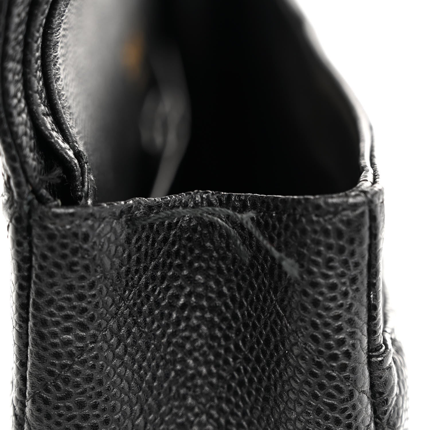 Chanel Caviar Quilted Medium Double Flap Black 11 of 12