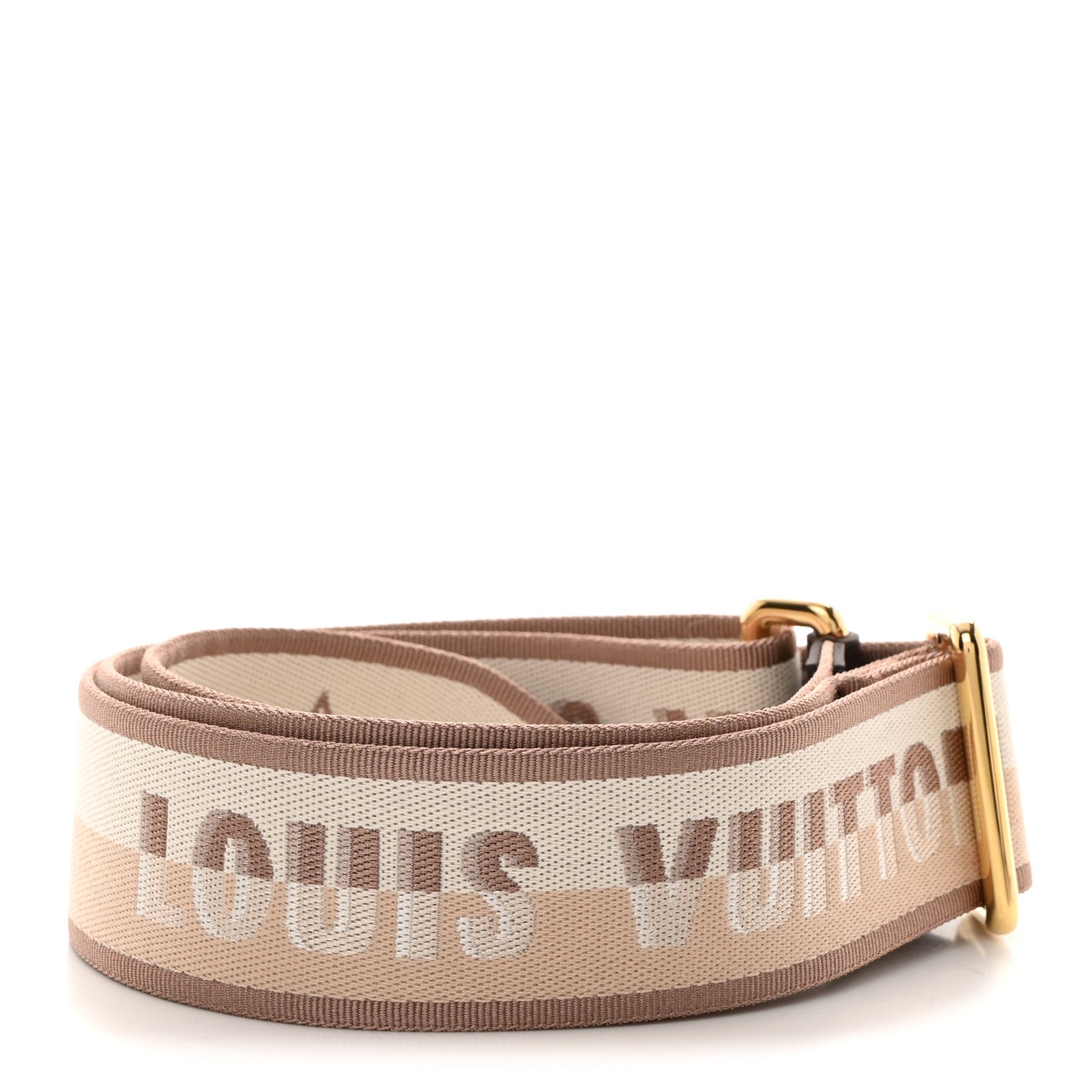 Louis Vuitton Jacquard Speedy Bandouliere 20 Shoulder Strap Beige Brown 2 of 3