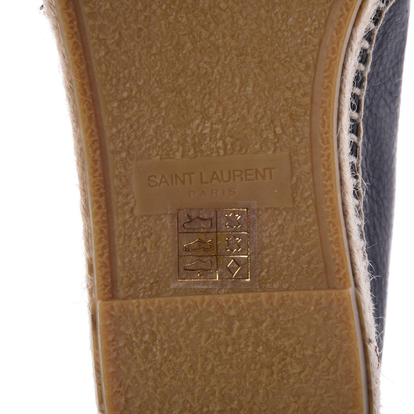 Lambskin Monogram Espadrilles 39 Black