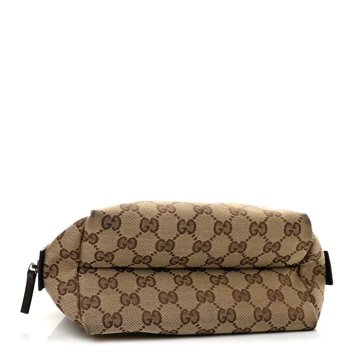 Gucci Monogram Calfskin Large Balthus Cosmetic Pouch Beige Ebony Cocoa 4 of 11