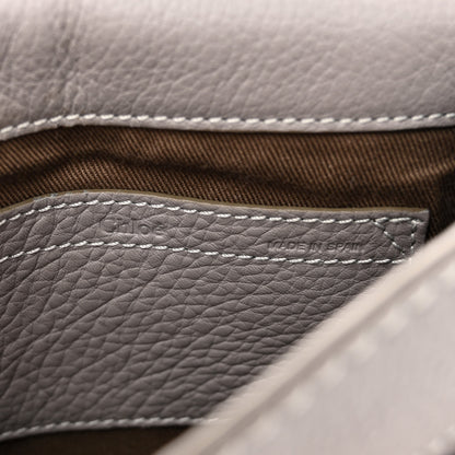 Chloe Calfskin Mini Marcie Round Crossbody Bag Cashmere Grey 5 of 8
