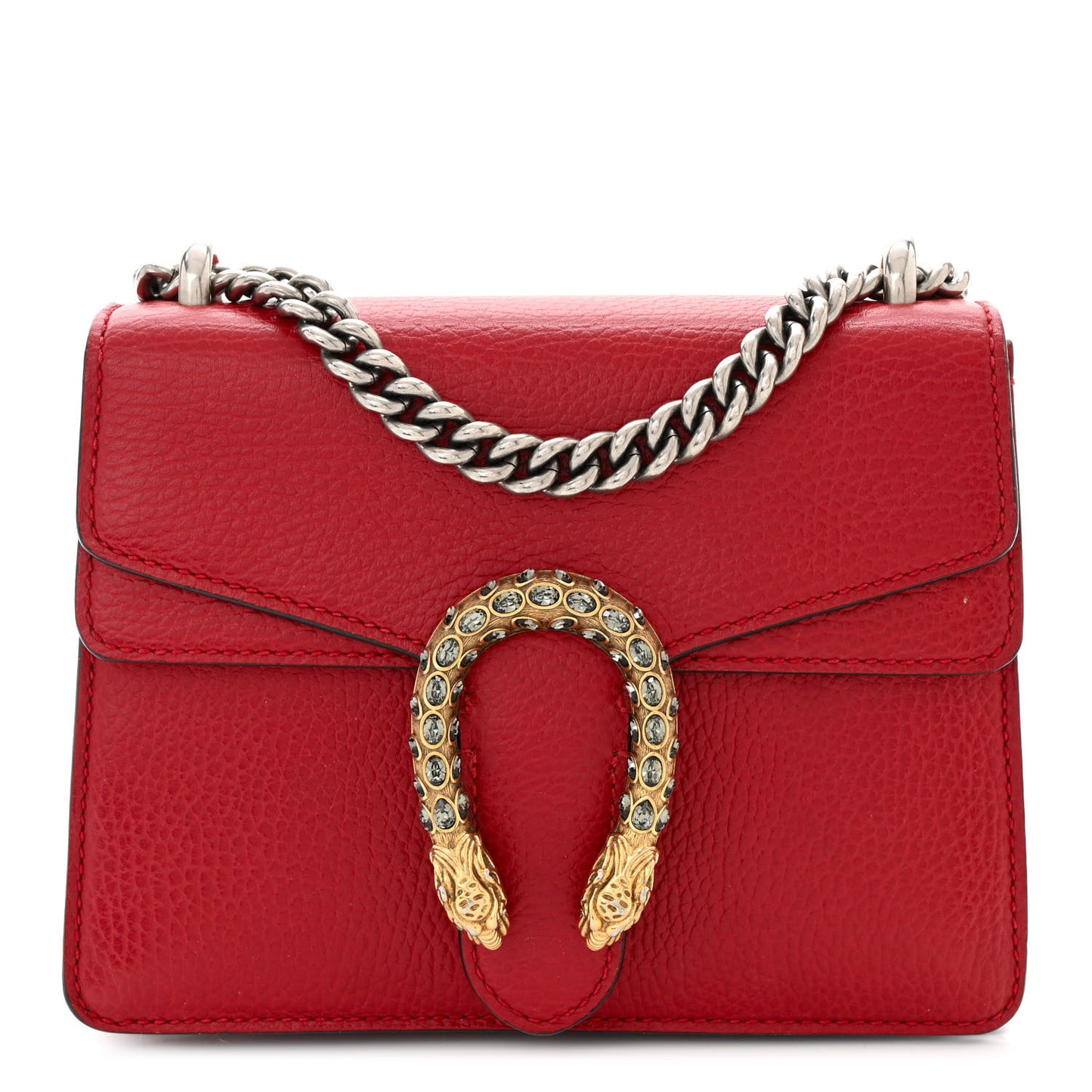 Calfskin Mini Dionysus Shoulder Bag Hibiscus Red