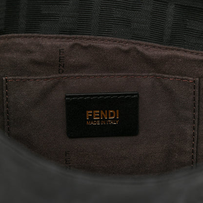 Fendi Zucchino Small Chef Shoulder Bag Black 6 of 12