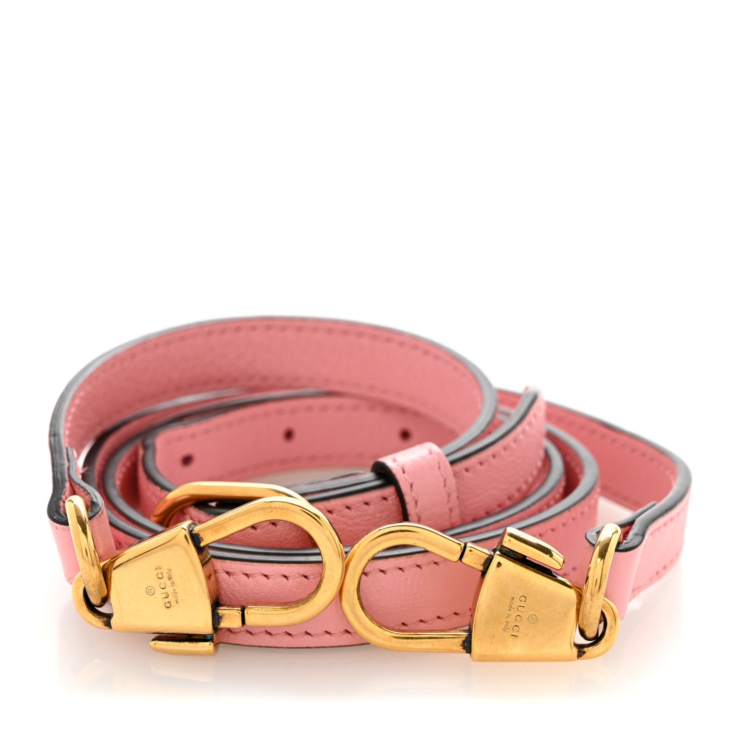 Gucci Calfskin Adjustable Shoulder Strap Wild Rose 3 of 5