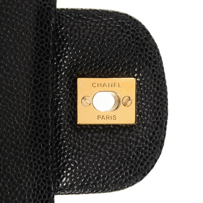 Chanel Caviar Jumbo Single Flap Black 8 of 8
