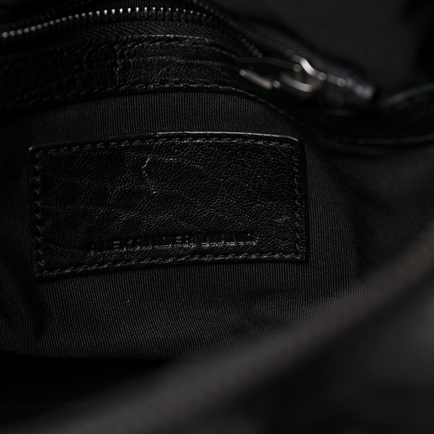 Alexander Wang Pebbled Lambskin Mini Rockie Black Rhodium Hardware 6 of 10