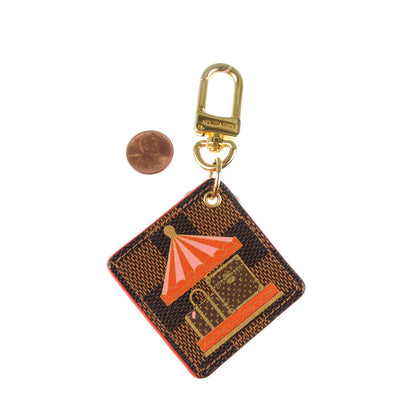 Louis Vuitton Damier Ebene Illustre Carousel Bag Charm Key Ring 2 of 5