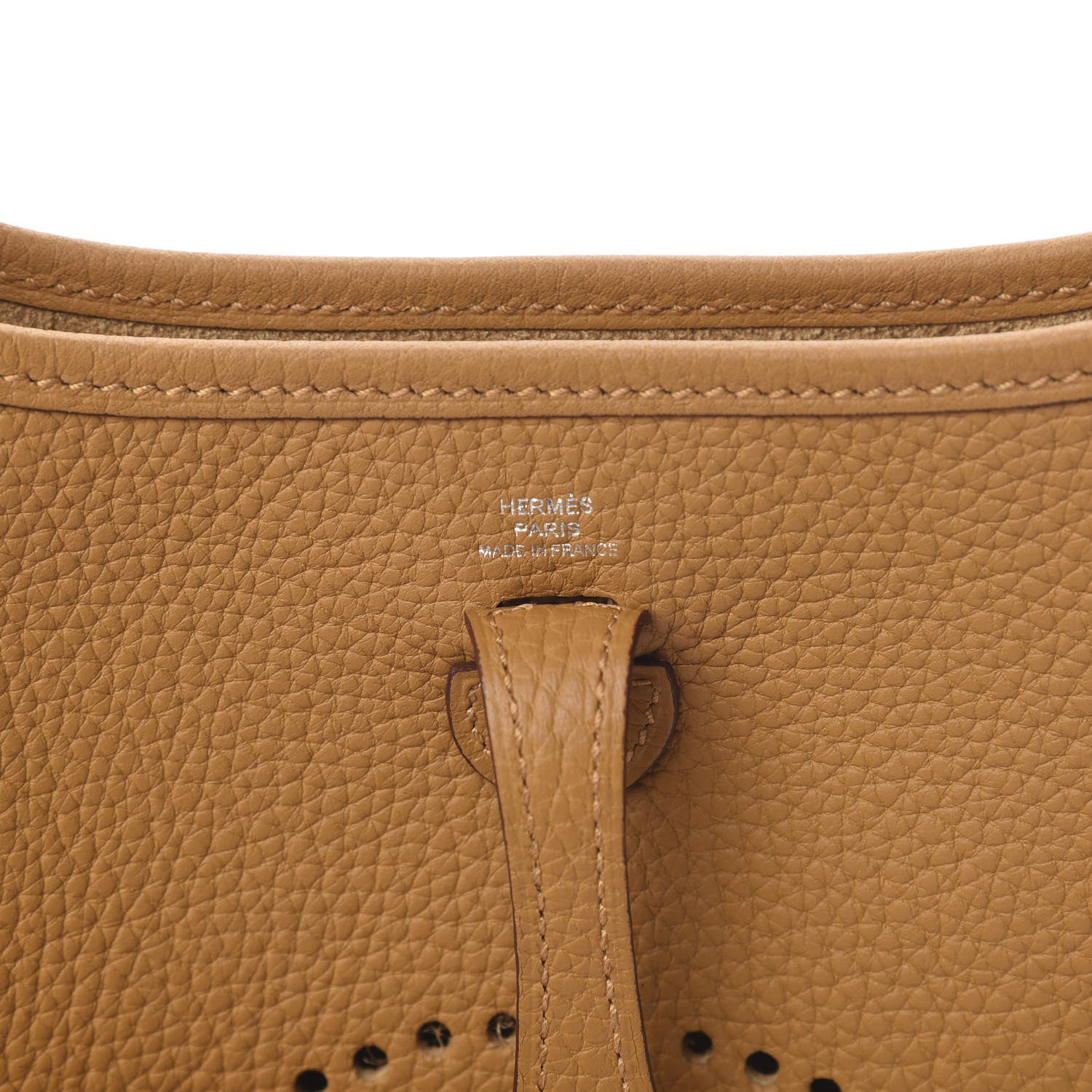 Hermes Taurillon Clemence Allegro Evelyne TPM Sesame 6 of 11