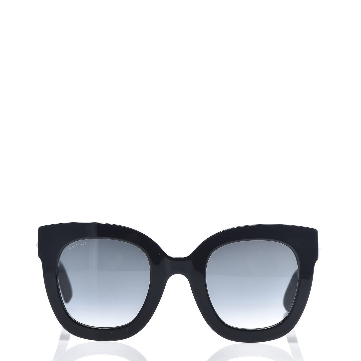 Round Frame Star Sunglasses GG0208S Black