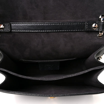 Fendi Vitello Liberty Studded Small Kan I Shoulder Bag Black Multicolor 7 of 9