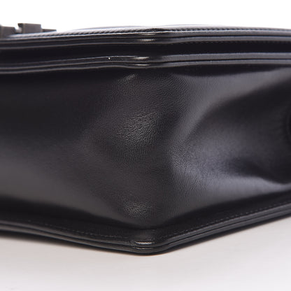 Chanel Lambskin Quilted Medium Boy Flap Black 10 of 13