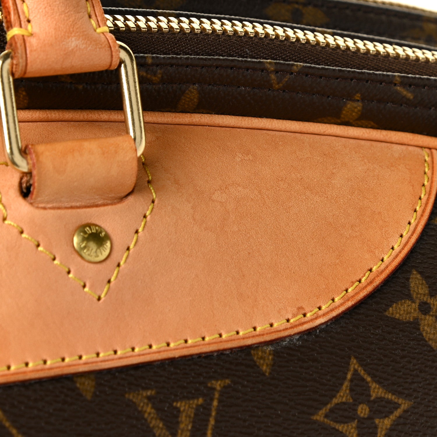 Louis Vuitton Monogram Alize 2 Compartment Luggage Travel Bag 17 of 30