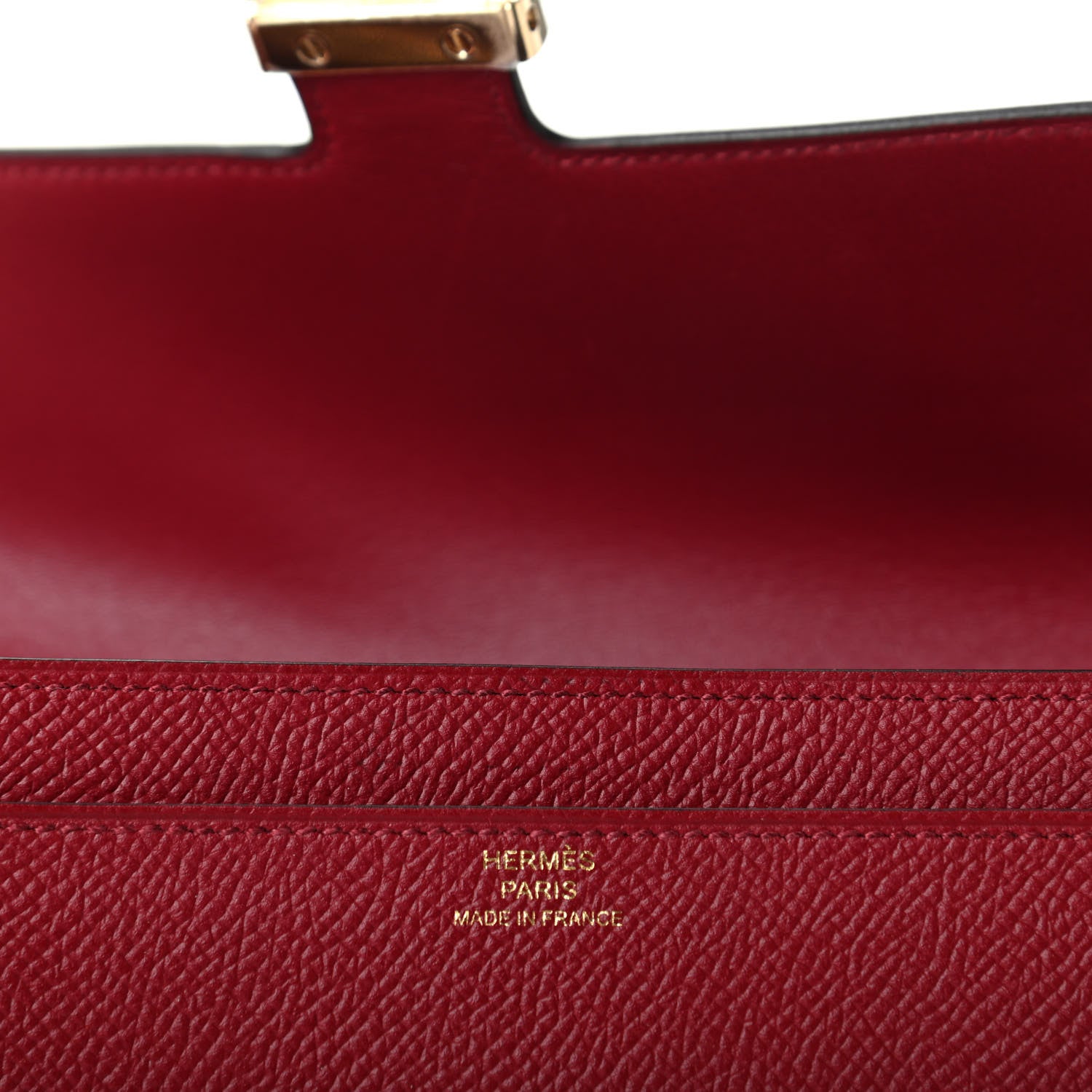 Hermes Epsom Constance Long Wallet Rouge Grenat 6 of 6