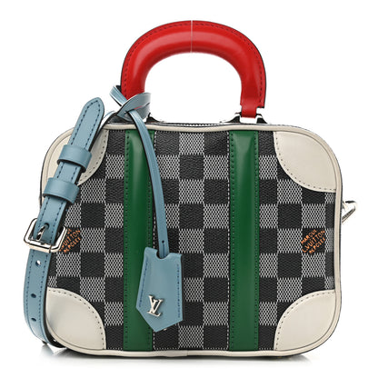 Louis Vuitton Damier Valisette BB Black White 1 of 9