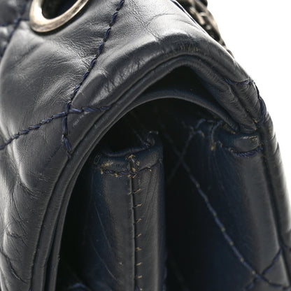 Chanel Aged Calfskin Quilted 2.55 Reissue 227 Flap Dark Blue 15 of 15