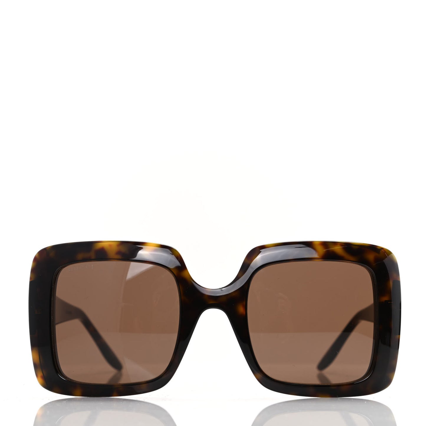 Acetate Square Frame Sunglasses GG0896S Tortoise