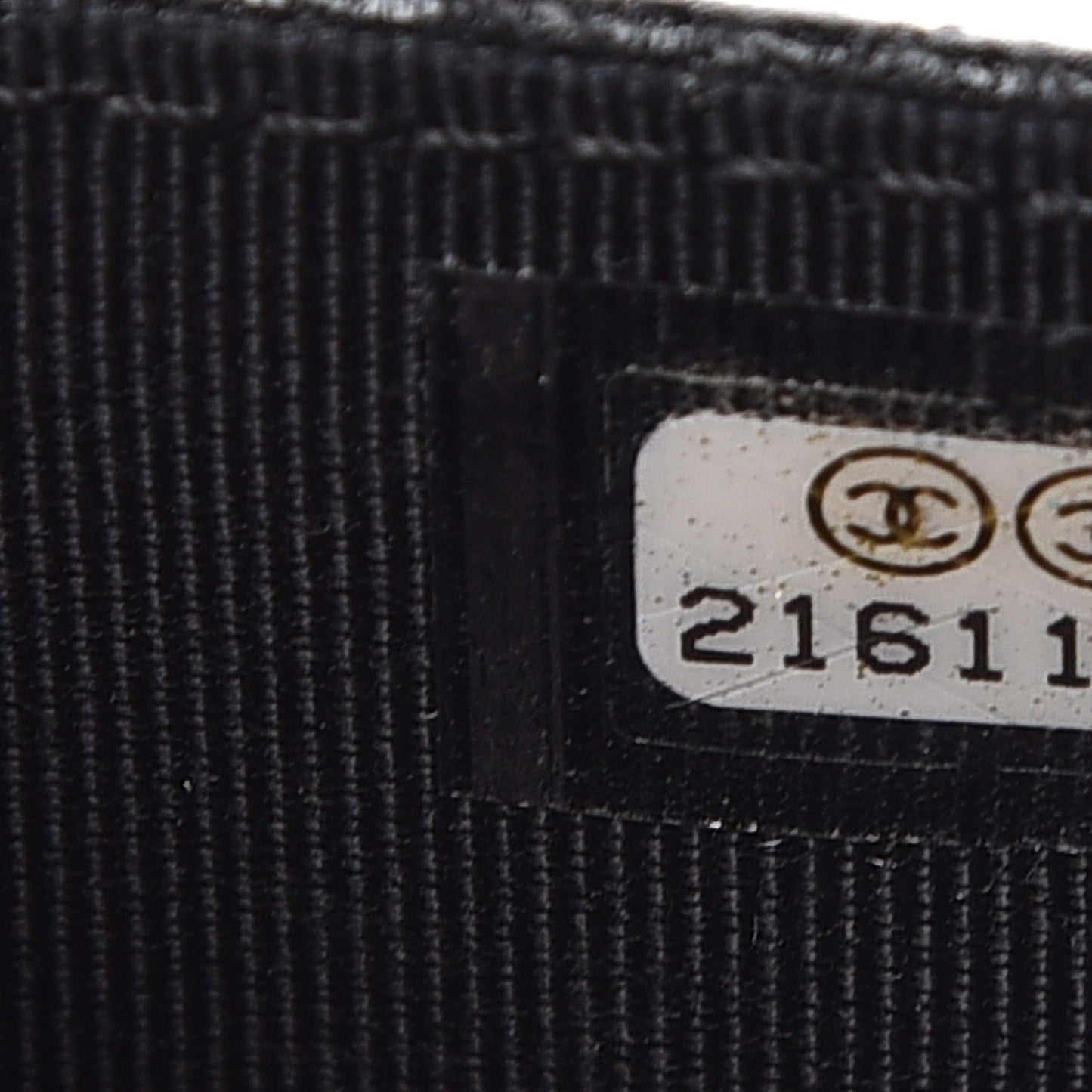 Caviar Quilted Flap Card Holder Black