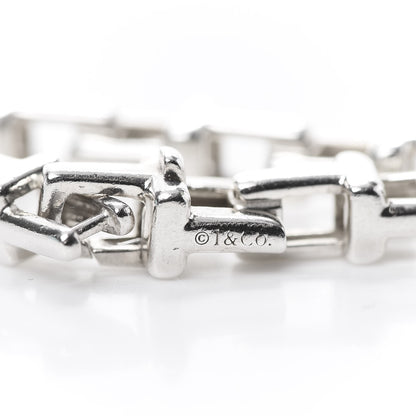 Tiffany Sterling Silver Narrow T Chain Bracelet 5 of 6
