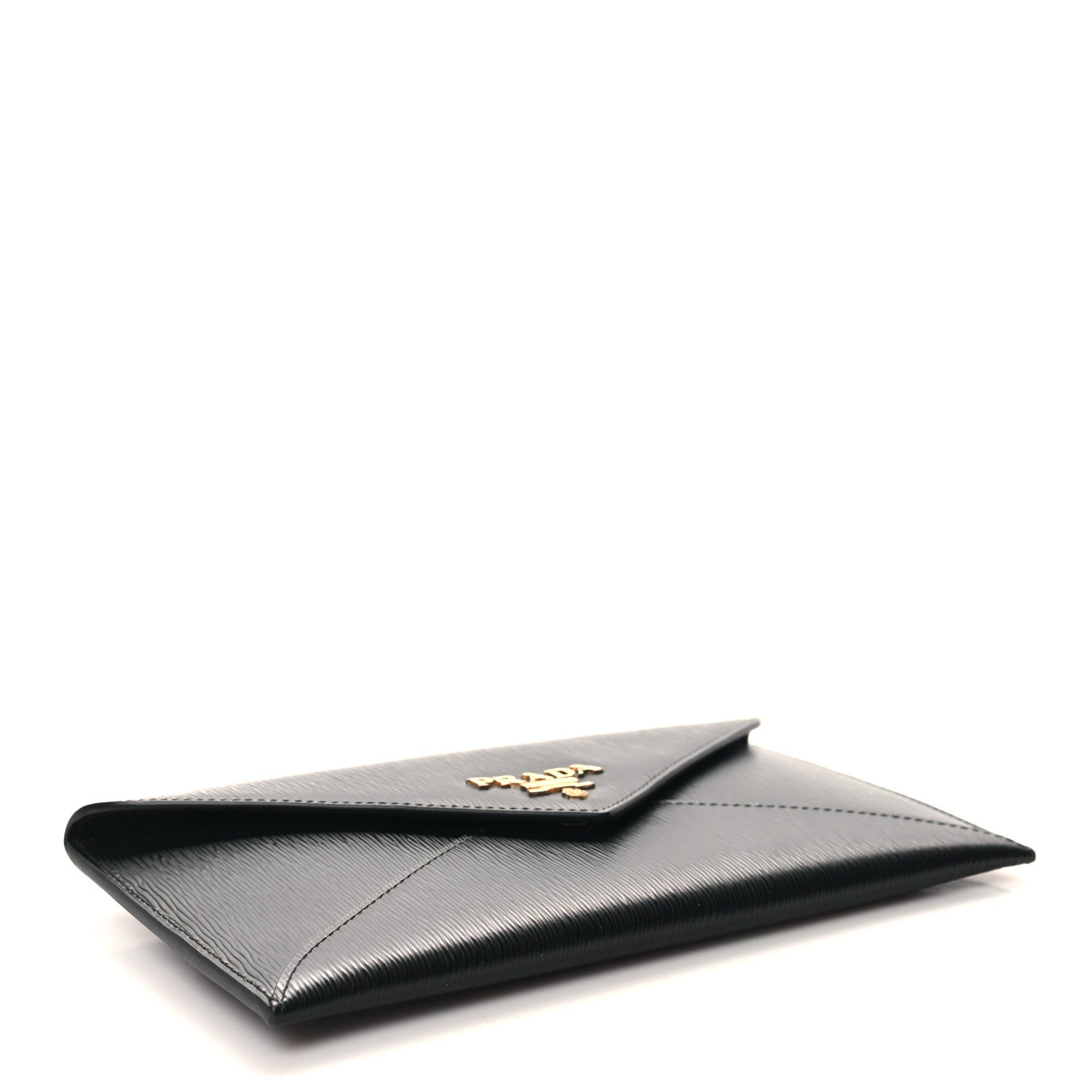 Prada Vitello Move Envelope Wallet Black 4 of 6