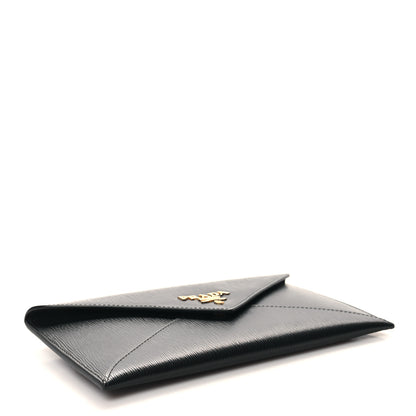 Prada Vitello Move Envelope Wallet Black 4 of 6
