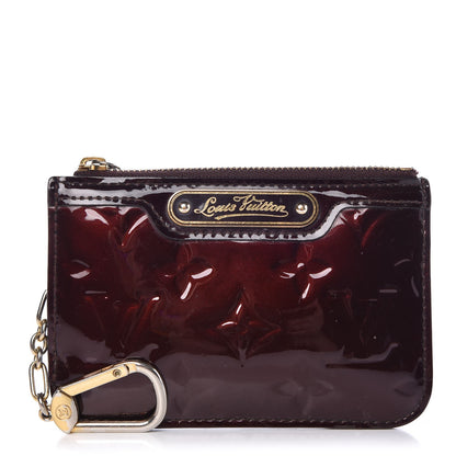 Louis Vuitton Vernis Key Pouch Amarante 1 of 9