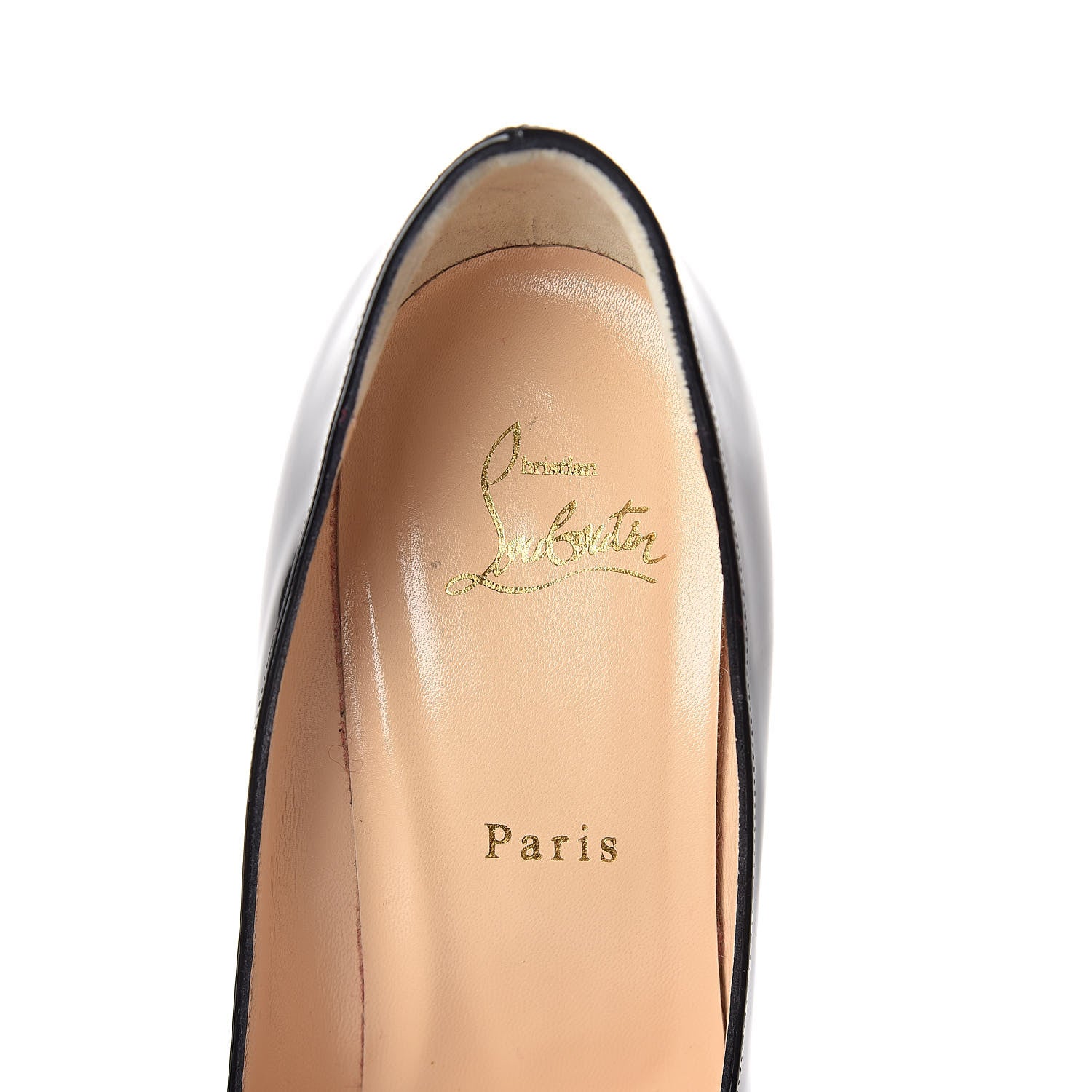 Christian Louboutin Patent Decollete 554 100 Pumps 40.5 Black 5 of 7